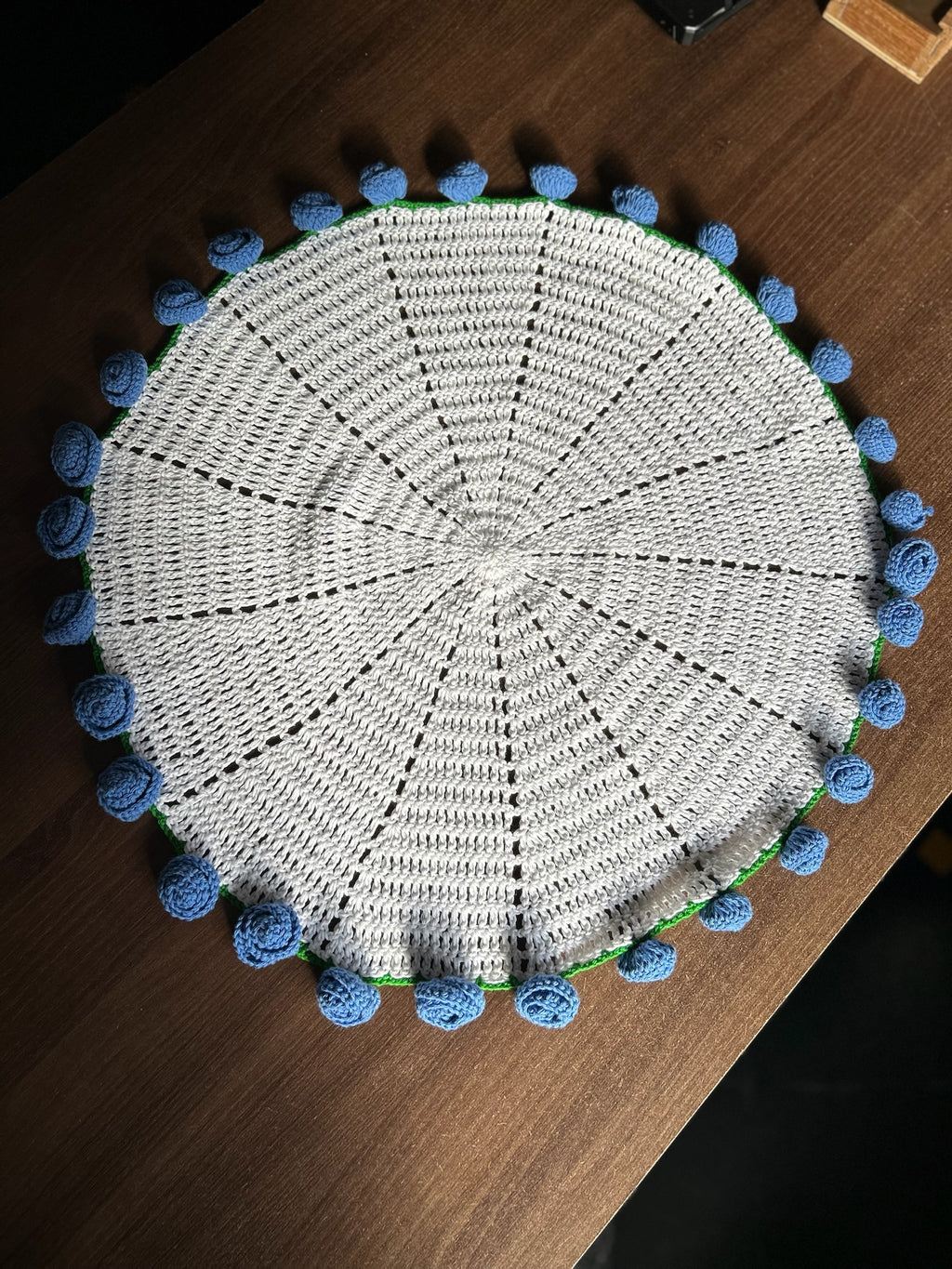 Mini Rose Bouquet Blanket, another view