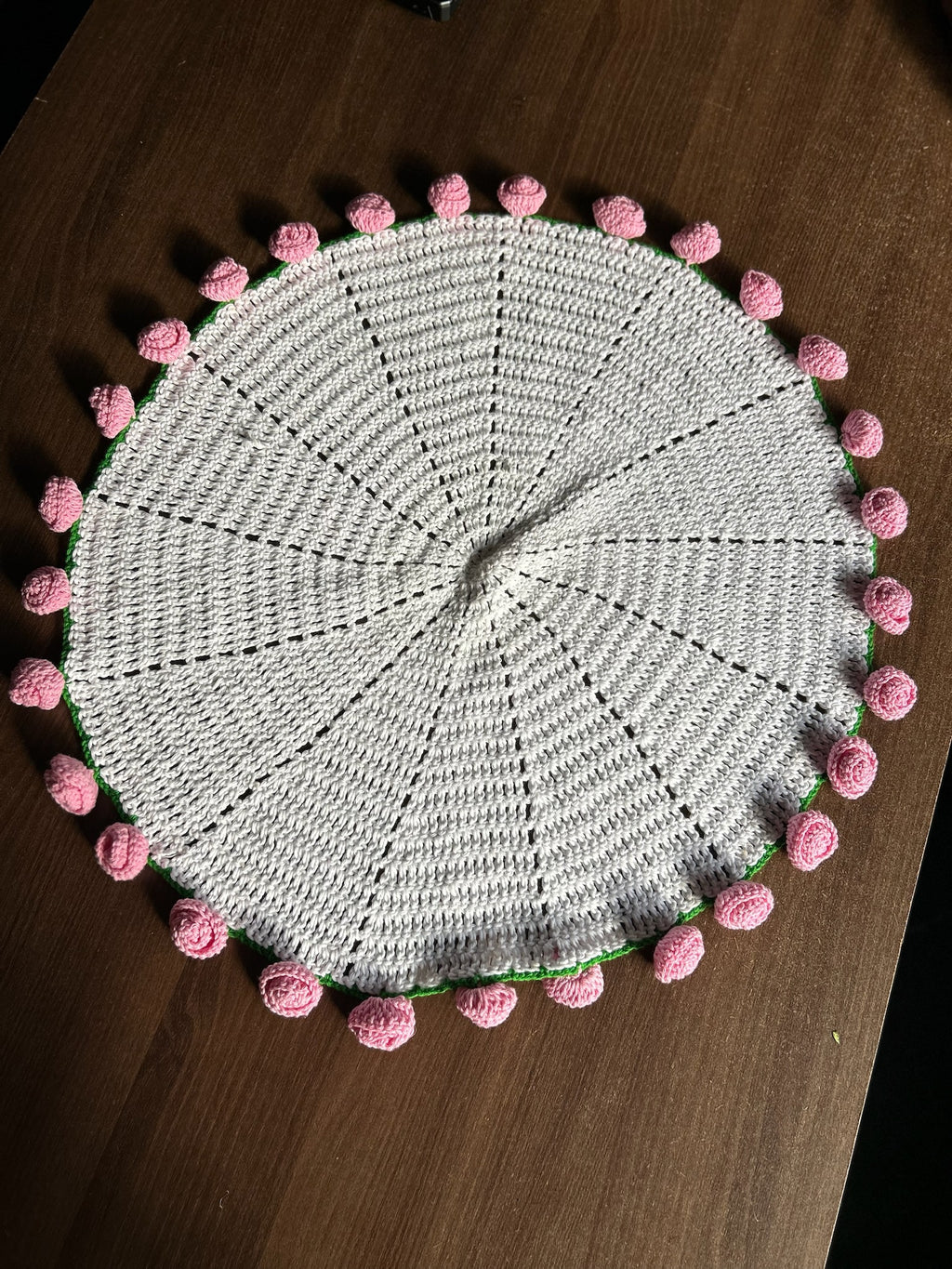 Mini Rose Bouquet Blanket, another view