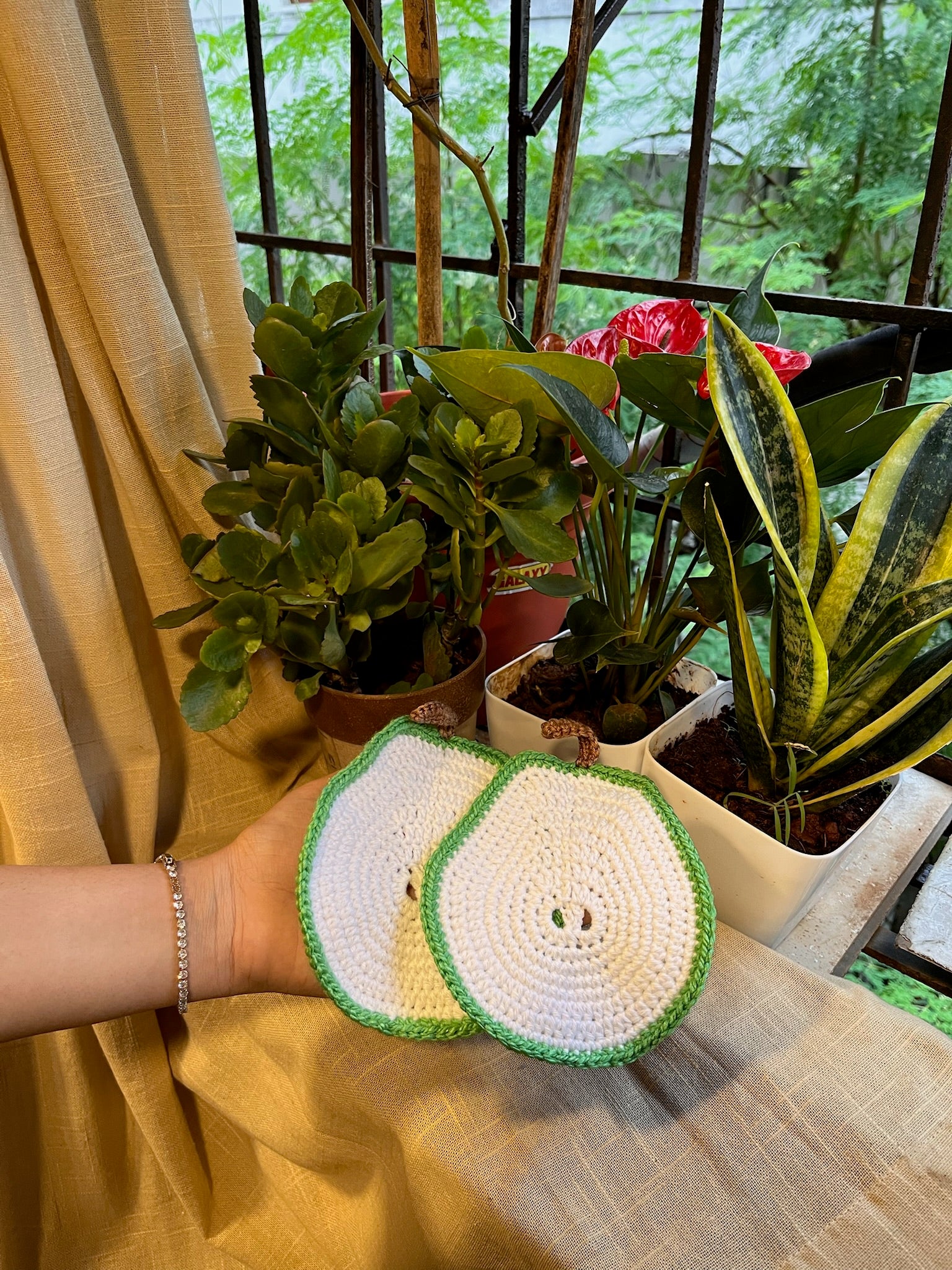 Pear Coasters (Pair), another view