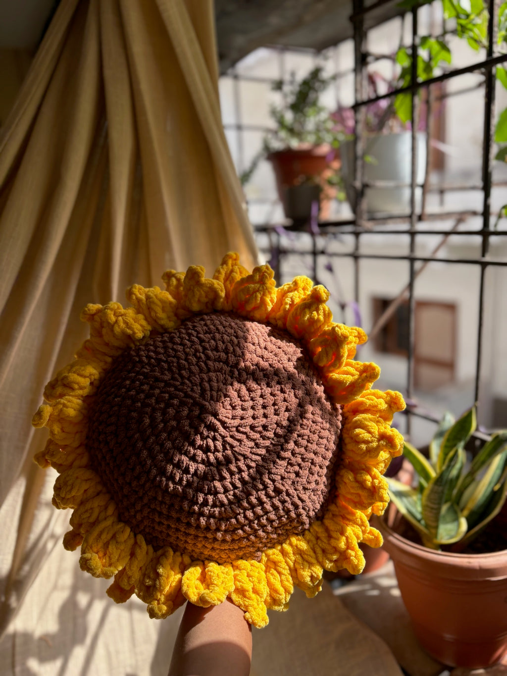 Sunflower Cushion, another view