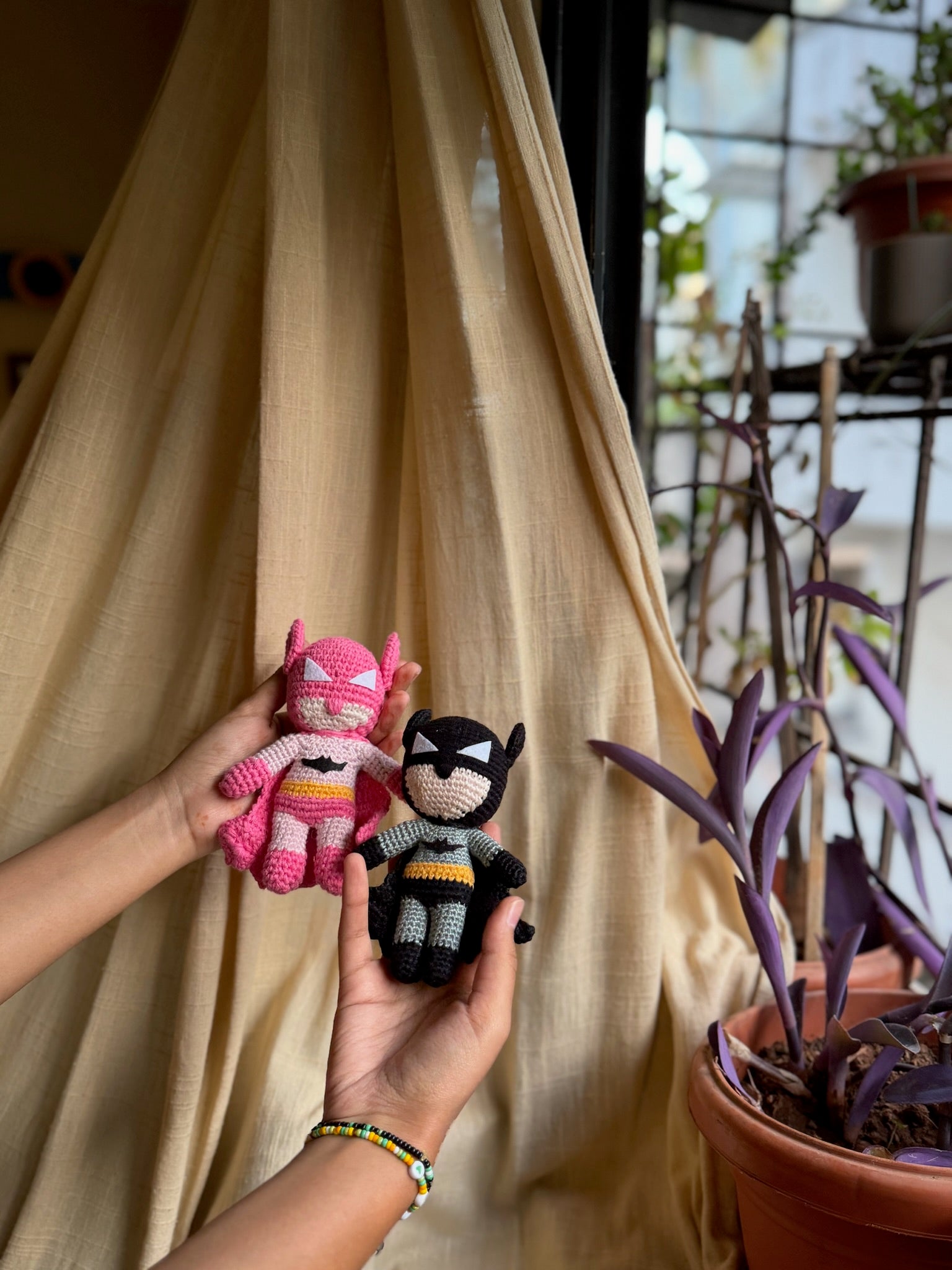 Batman Plushie Charm (Pair)