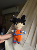 Goku Plushie, hand-crocheted by Mindori