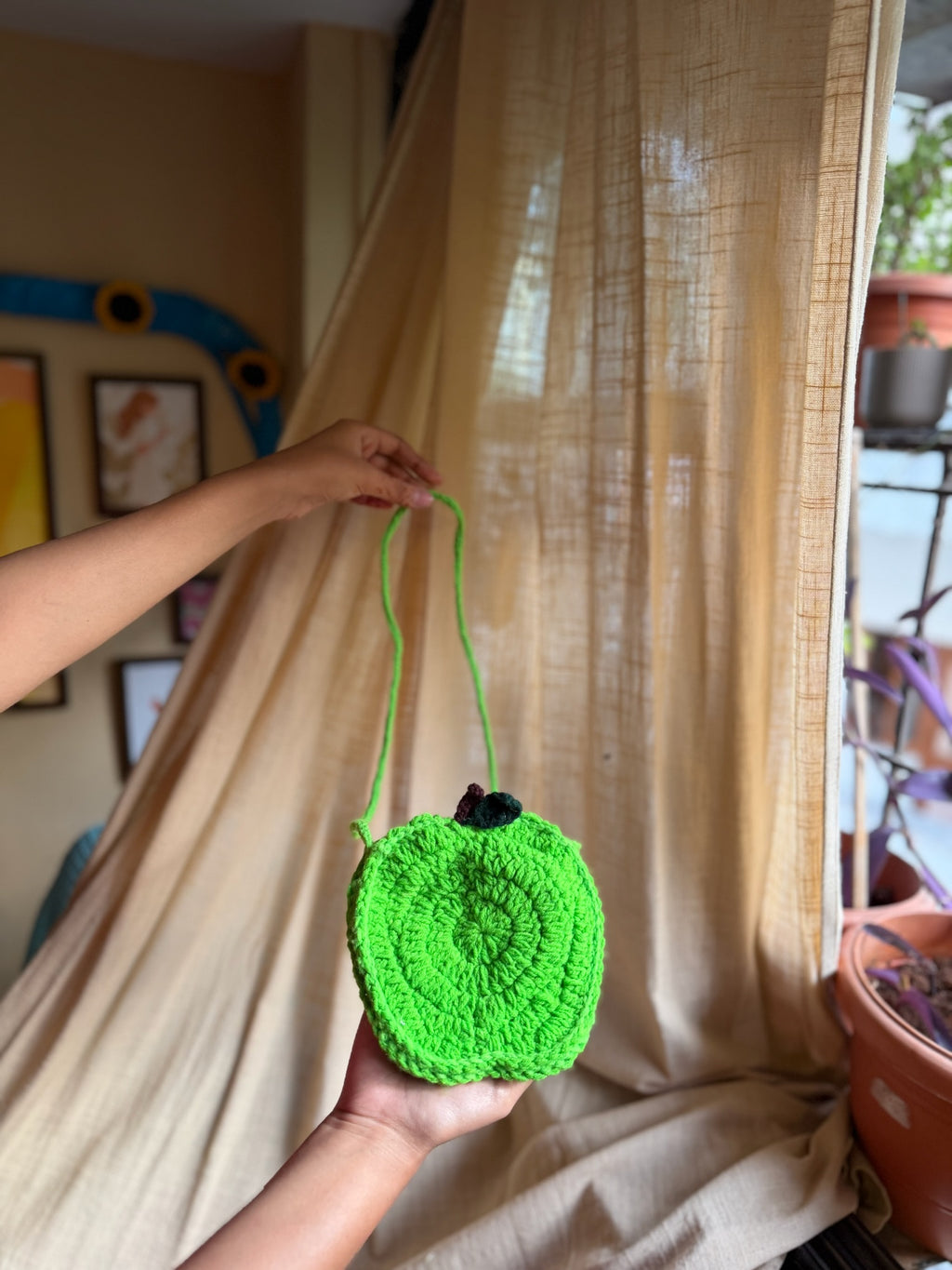 Green Apple Beach Bag