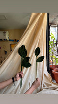 Leaf Stick L, hand-crocheted by Mindori