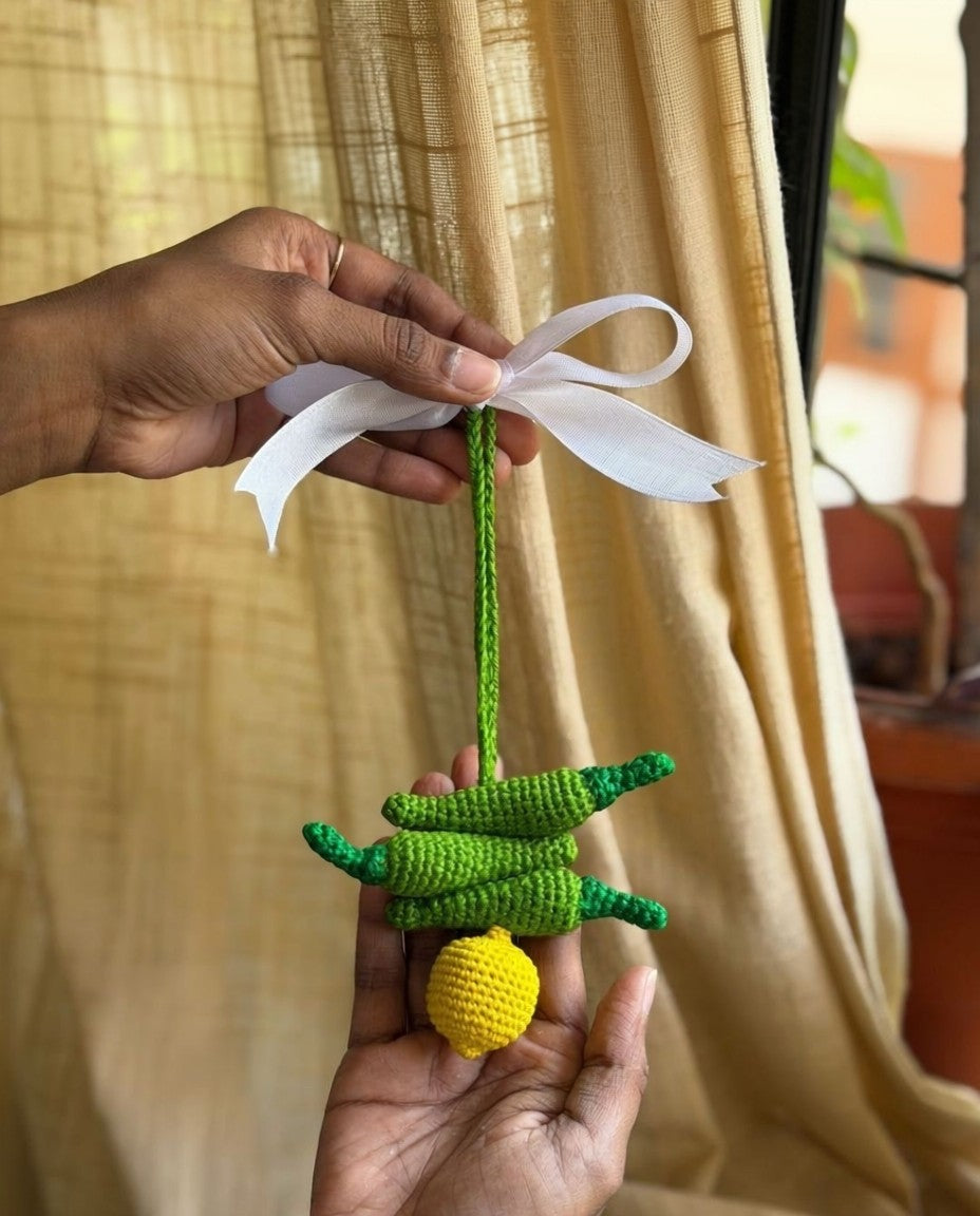 Nimbu Mirchi Charm, another view