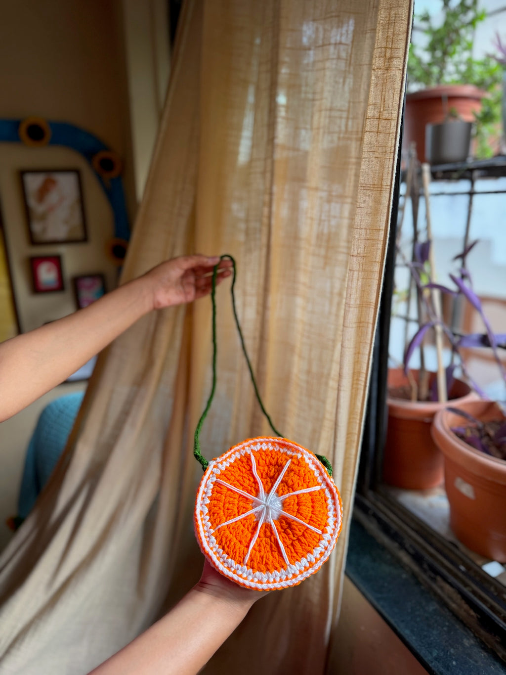 Orange Beach Bag