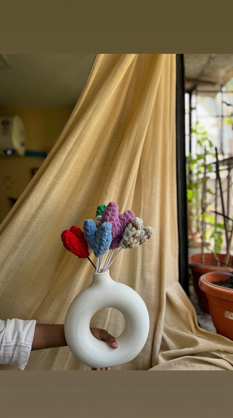 Plushie Stick, hand-crocheted by Mindori