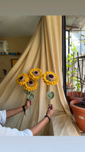 Sunflower Grande Flower, hand-crocheted by Mindori
